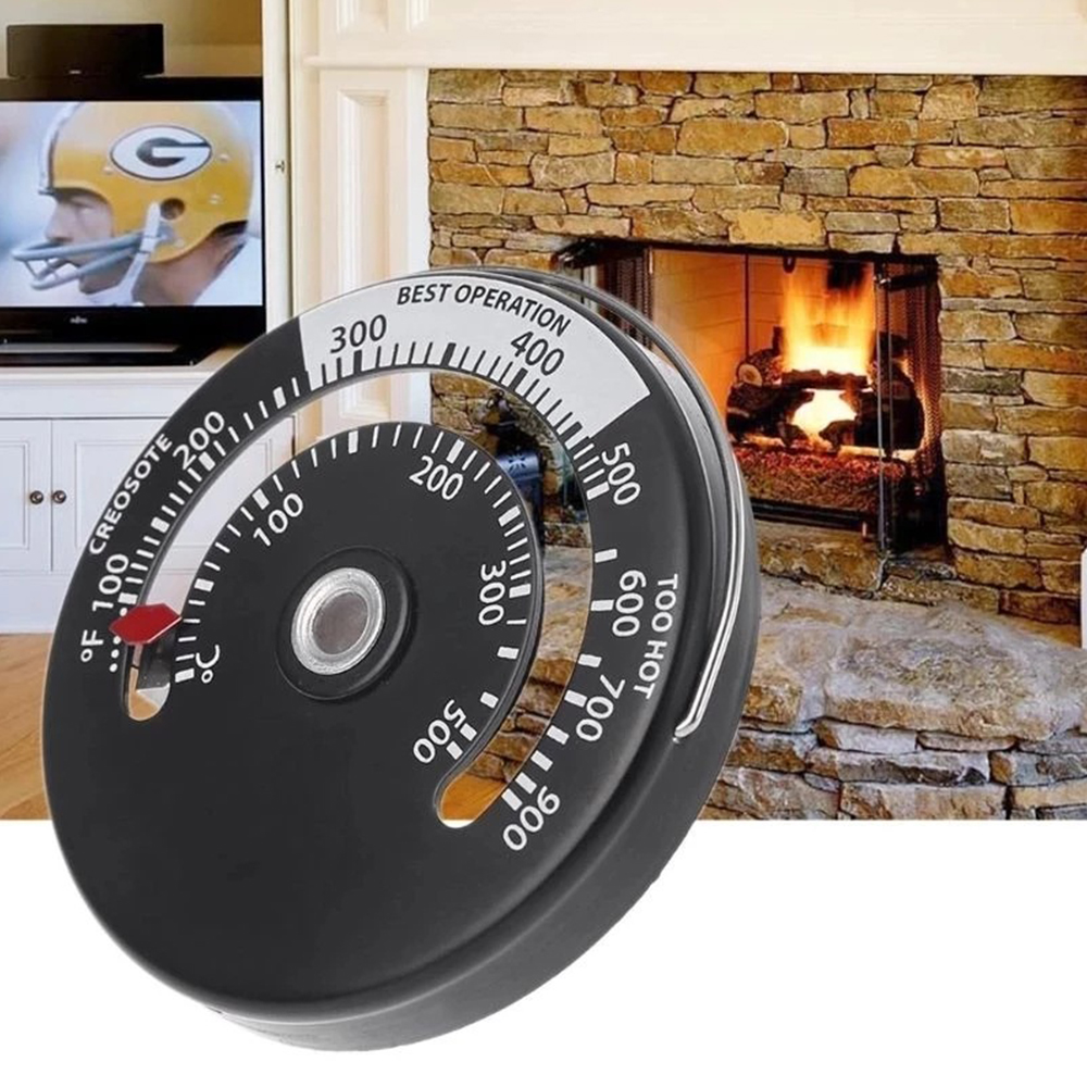 Oven Thermometer Analog - Sıcak Termometre Manyetik Odun Sobası Isıtıcı