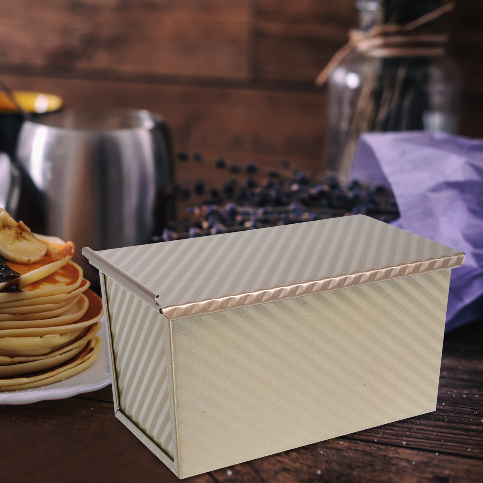 Kitchen Baking Pan - Tost Ekmek Pişirme Aleti Metal Ekmek