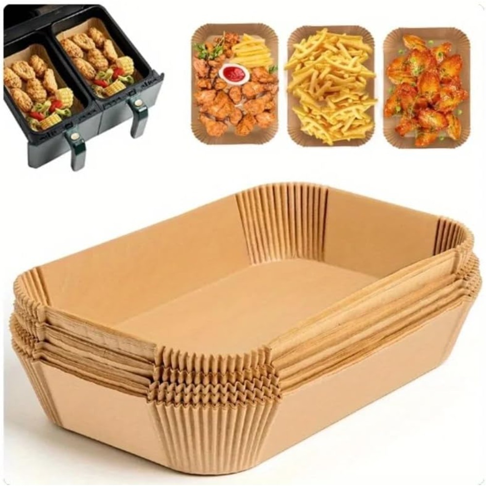 Kitchen Baking Paper - 50/100 adet Tek Kullanımlık Hava Fritöz