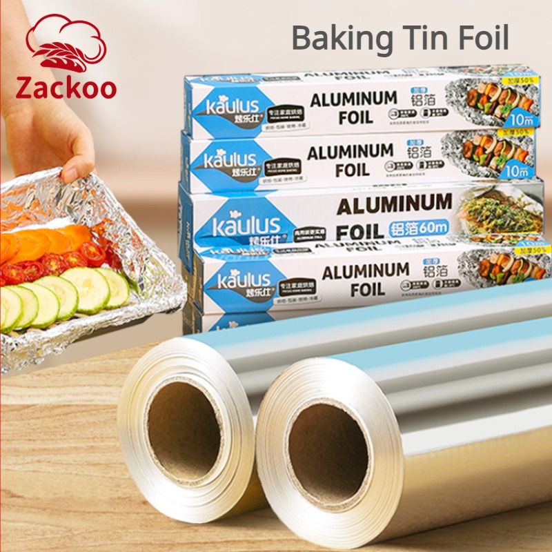 Kitchen Baking Paper - Zackoo 10/20/40 M Alüminyum Folyo Pişirme