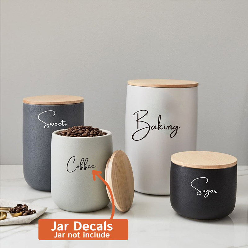 Kitchen Baking Organization - Çıkartması Sadece 8 Adet Mutfak Organizasyon