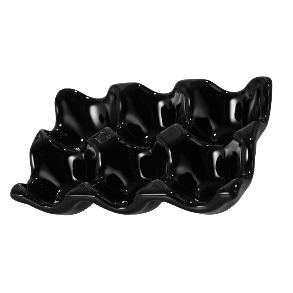 Kitchen Baking Organization - 1 adet cilalı seramik yumurta servis
