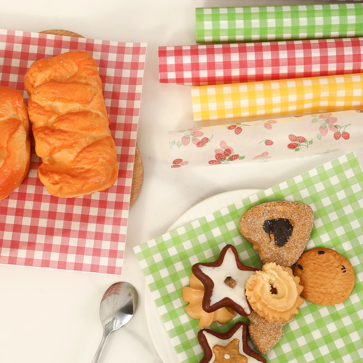 Kitchen Baking Paper - 50 adet yağa dayanıklı ambalaj kağıdı