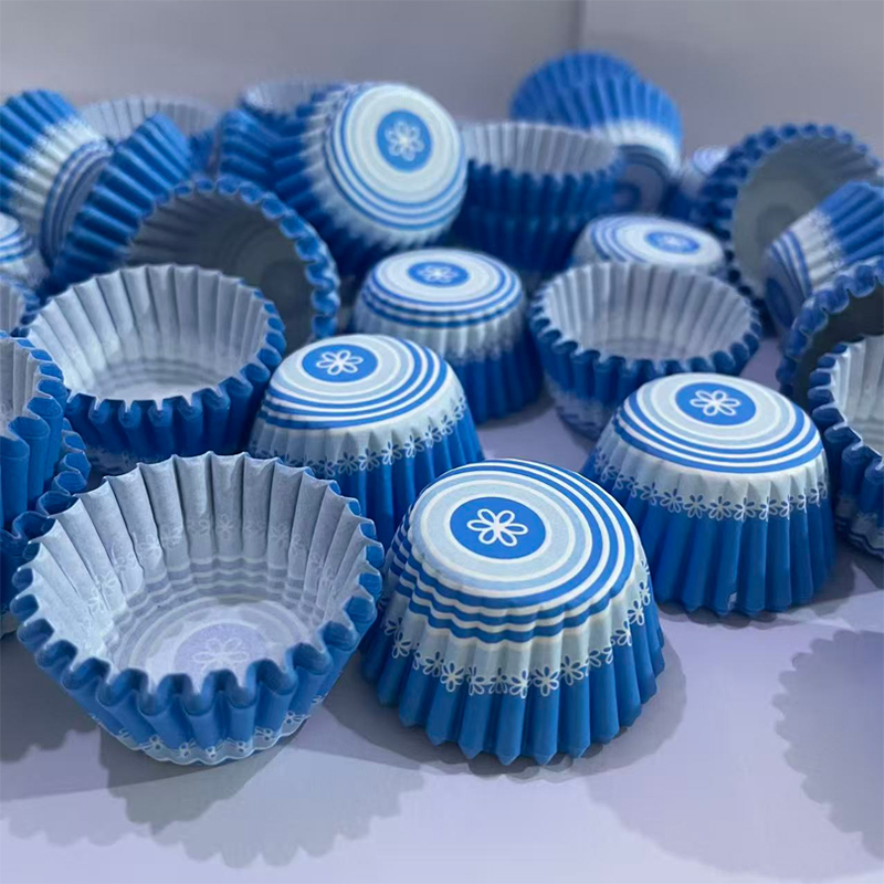 Kitchen Baking Paper - 200 Adet/500 Adet/1000 Adet Mavi Çiçek