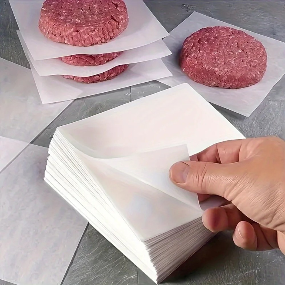 Kitchen Baking Paper - 100/200 Kalın Yapışmaz Fırın Kağıdı-Hamburger Kurabiye