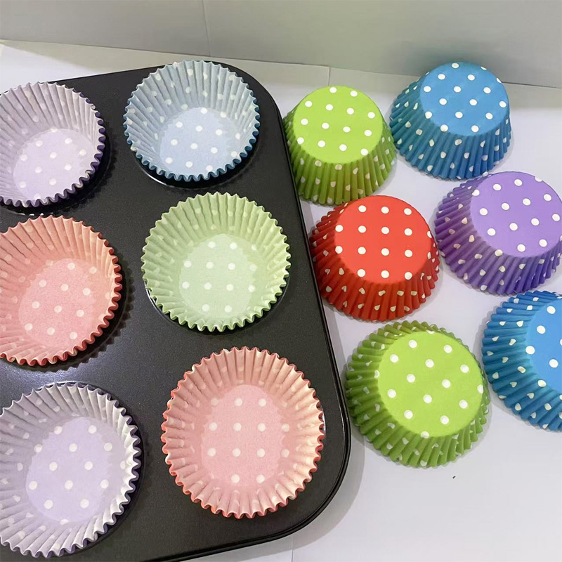 Kitchen Baking Paper - 100 Adet/200 Adet Puantiyeli Kek Kağıt