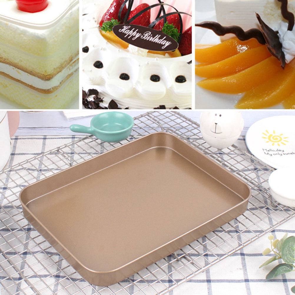 Kitchen Baking Pan - Karbon Çelik Dikdörtgen Kek Kalıbı 10