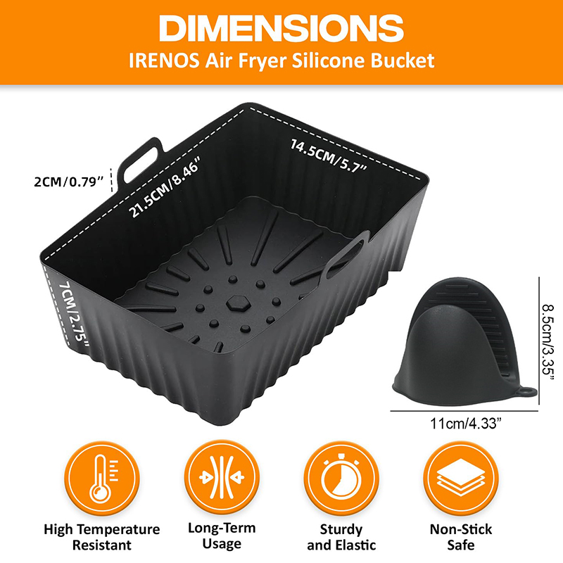 Silikon Hava Fritöz Gömlekleri - Kitchen Baking Zone incelemesi ve fiyatı