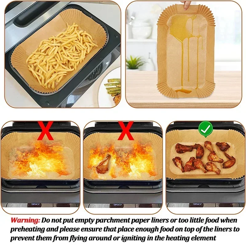 Tek kullanımlık Hava Fritöz Ka - Kitchen Baking Paper incelemesi ve fiyatı